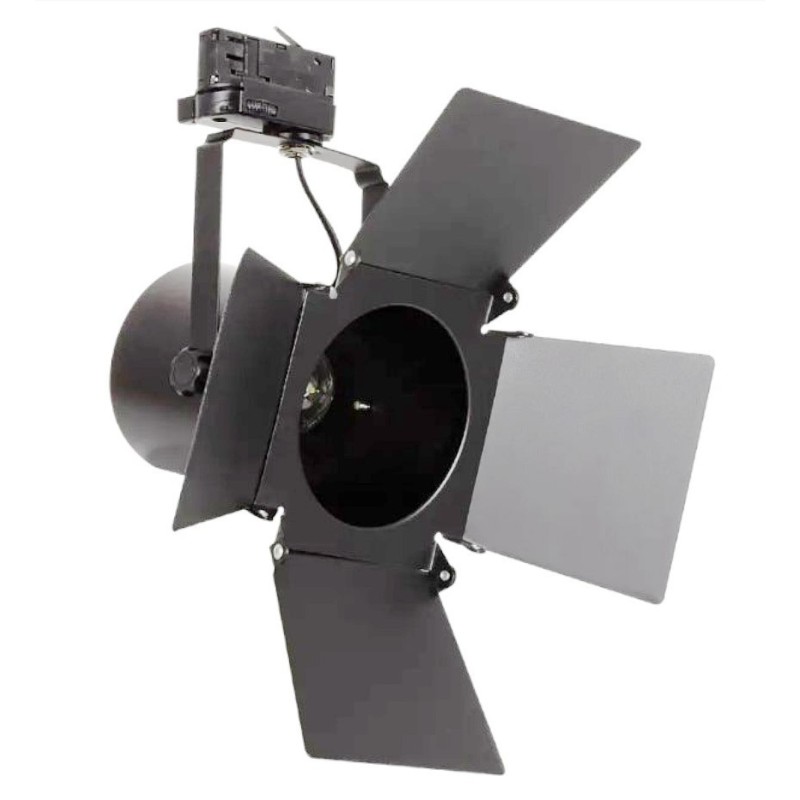 Spot à Douille Cinema E27 PAR30 pour Rail Triphasé , éclairage cinéma  ,