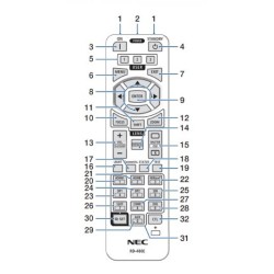 télécommande nec PA703W, 7N901081  , RD466E , RD480E,