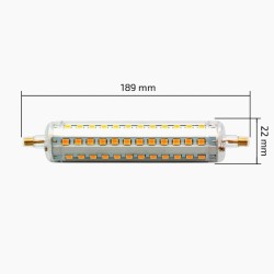 Ampoule LED R7S Slim 189mm 18W .  GX-BLR7S-18W R7S