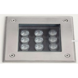 Balise led sol carré,balise led sol inox carré , spot led exterieur sol , spot led encastrable trottoir ,spot led gu10 sol,