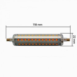 Ampoule LED R7S Slim 10W 118mm - GX-BLR7S-10W