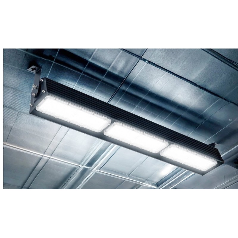 Cloche Linéaire LED Industrielle 150W 130lm/W Dimmable 1-10V IP65 HB2
