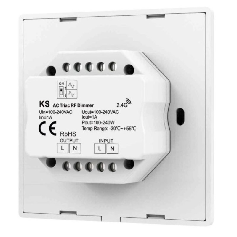 Variateur LED Triac RF Compatible avec Télécommande RF