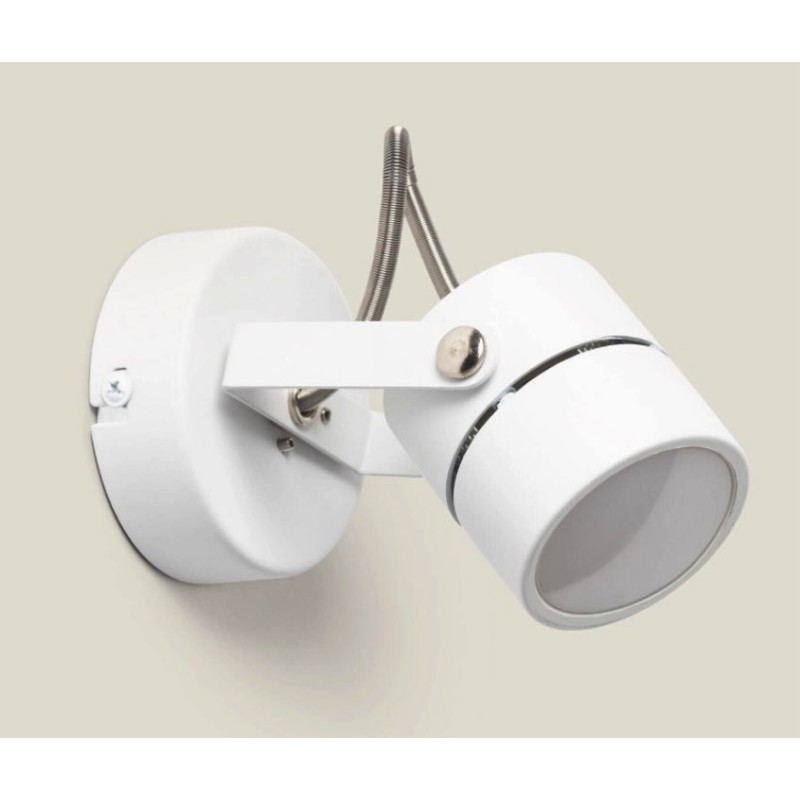 Spot Mural Blanc GU10 Flex Direct , spot mural orientable GU10, spot mural blanc GU10,