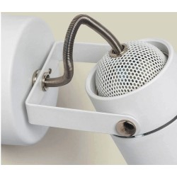 Spot Mural Blanc GU10 Flex Direct , spot mural orientable GU10, spot mural blanc GU10,