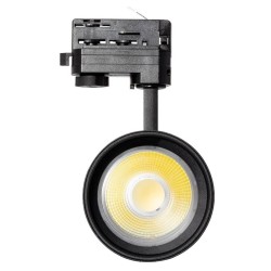 Spot LED sur Rail Triphasé 30W d'Angelo , spot led triphasé CCT , spot led philips 30W cct , eclairage sur rail triphasé ,
