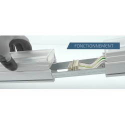 Barre Linéaire LED Trunking 60W Dimmable 1-10V LIFUD,BRR-TRNK-60-10RGL