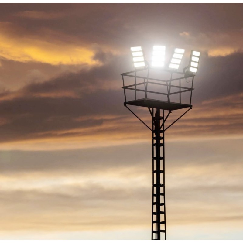projecteur led stadium 1200W , projecteur stade de foot , éclairage terrain de football, éclairage puissant ,