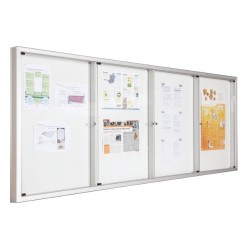 Vitrine d'intérieur Multiportes avec séparation