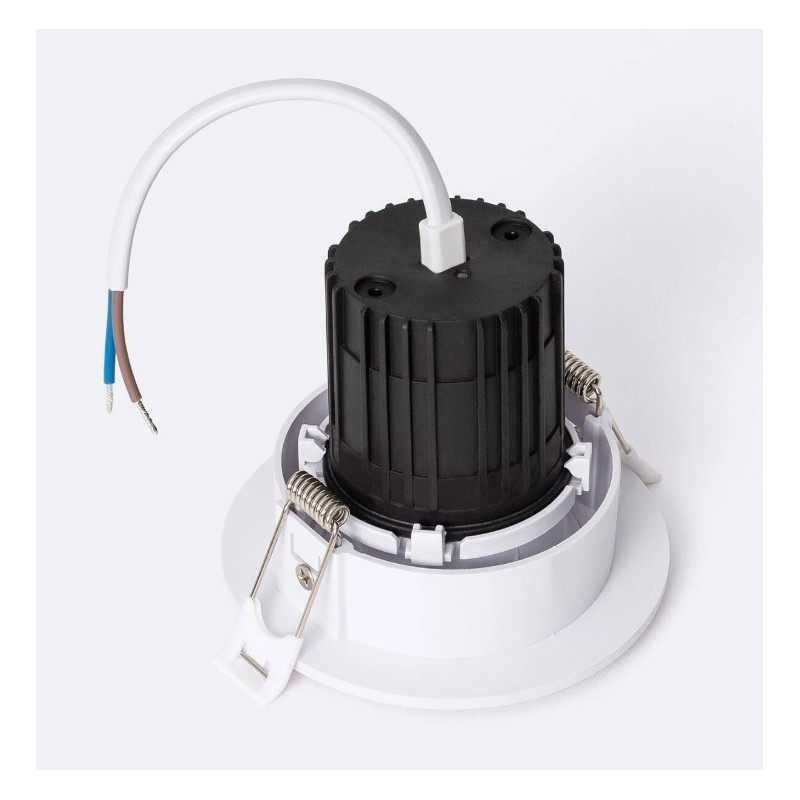 Downlight Rond Inclinable LED 9 W Coupe Ø 75 mm ,