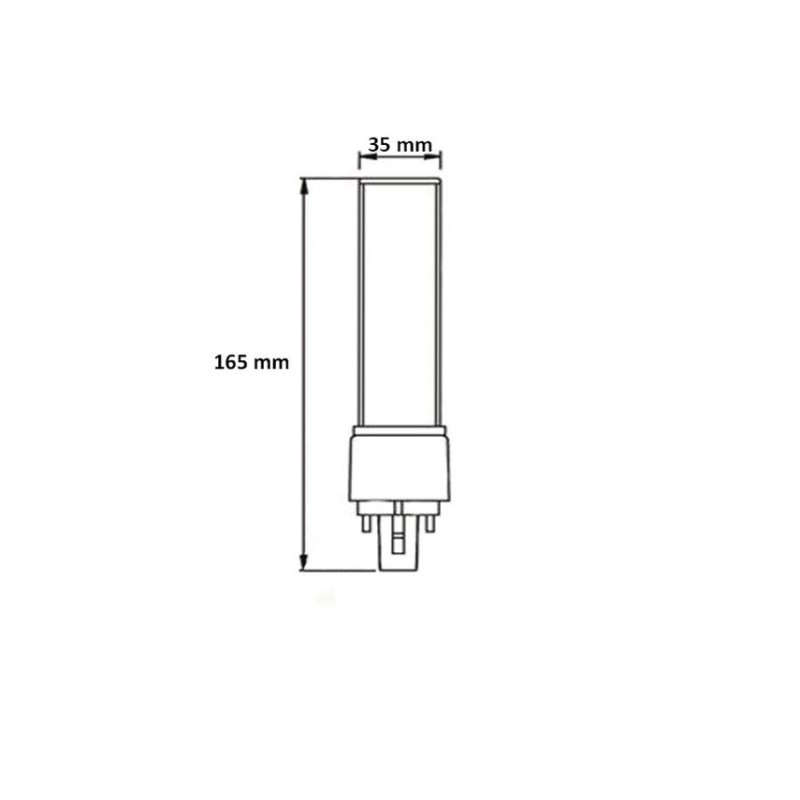 Ampoule LED G24 9W, G24-9W