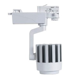 Spot LED Rail Triphasé 30W Dora , éclairage rail triphasé , projecteur rail triphasé , eclairage boutique , spot led magasin ,