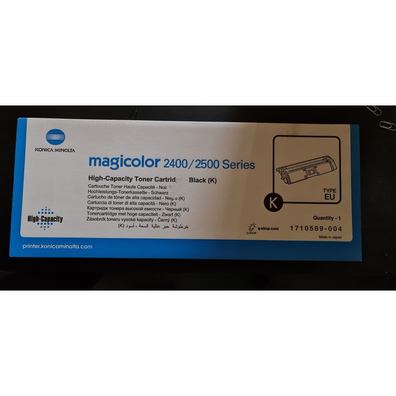 Toner Noire KONICA MINOLTA 2400 2500 , 1710471-004 , toner laser montreuil ,