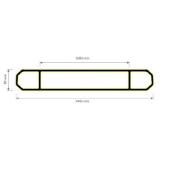 Barre Linéaire LED Magic 60W, BRR-LNL-MGC-60 ,Barre linéaire LED