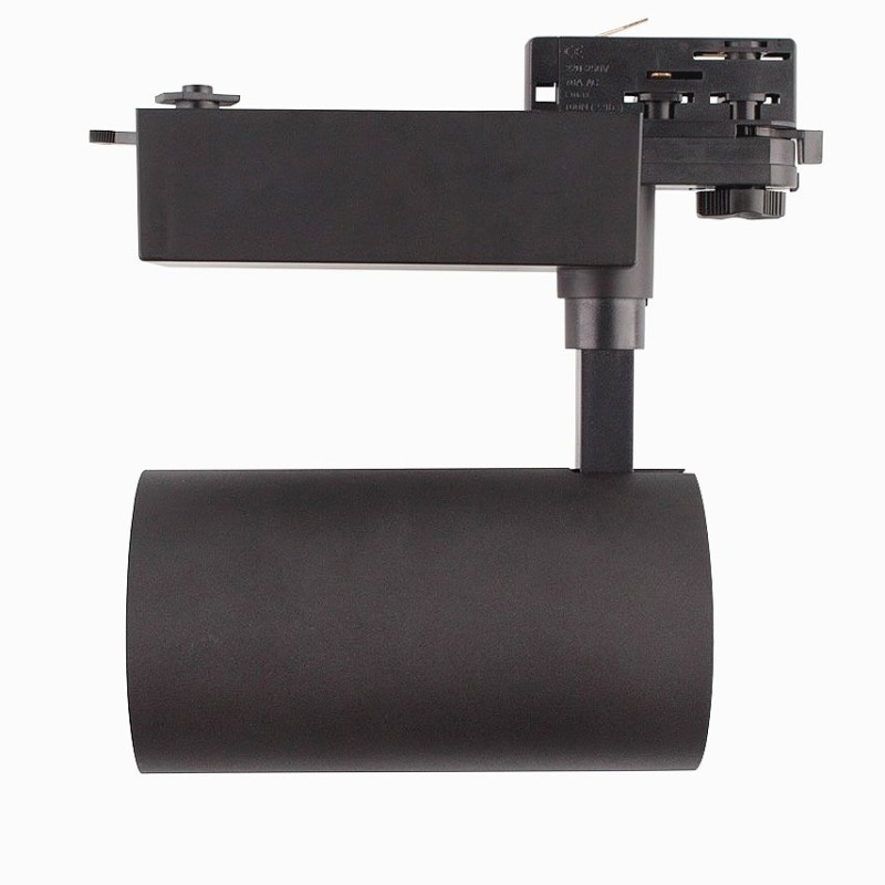 Spot LED 30W Noir pour Rail Triphasé FC-BRTHA-30-NGR Spot LED rail Triphasé