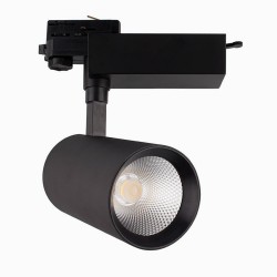 Spot LED 30W Noir pour Rail Triphasé FC-BRTHA-30-NGR Spot LED rail Triphasé