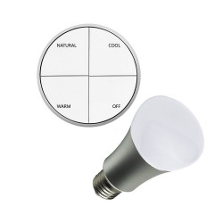Kit Poussoir Sans Fils + Ampoule LED 8W BMBLL-PLSDR-WF Ampoule Design