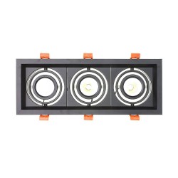 Spot LED Madison Orientable CREE-COB 3x10W FMLD-CC-3X10 Spot LED Carré encastrable