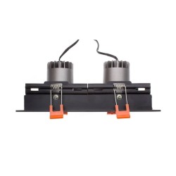 Spot LED Madison Orientable CREE-COB 2x10W Noir FMLD-CC-2X10-B Spot LED orientable